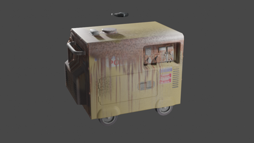 RUSTED GENERATOR (LOW-POLY)  preview image